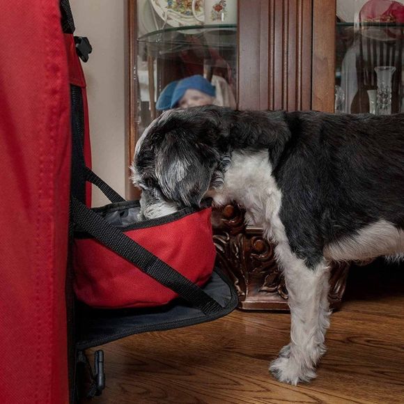 PET LIFE 'Deluxe 360° Vista View' Zippered Pet Dog Crate House Carrier - Picture 3 of 6